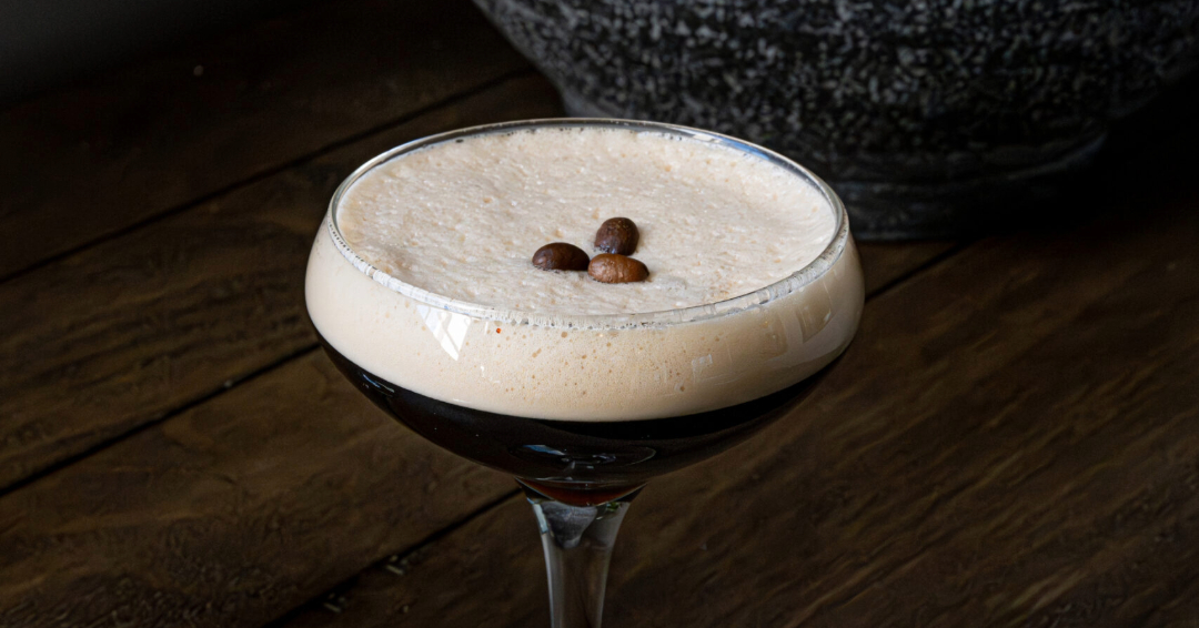 etch Restaurant in downtown Franklin, zero proof cocktail martini Wake Up Call_credit Mayter Scott.