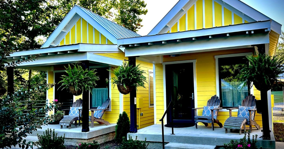 Fork of the South in Franklin also offers The Cottages in Leiper’s Fork, TN., a pair of one-bedroom, one-bath cottages designed as a private escape. 