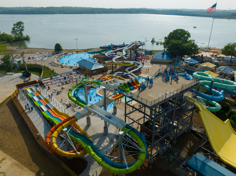 Nashville Shores Waterpark Nashville TN - Aerial 2