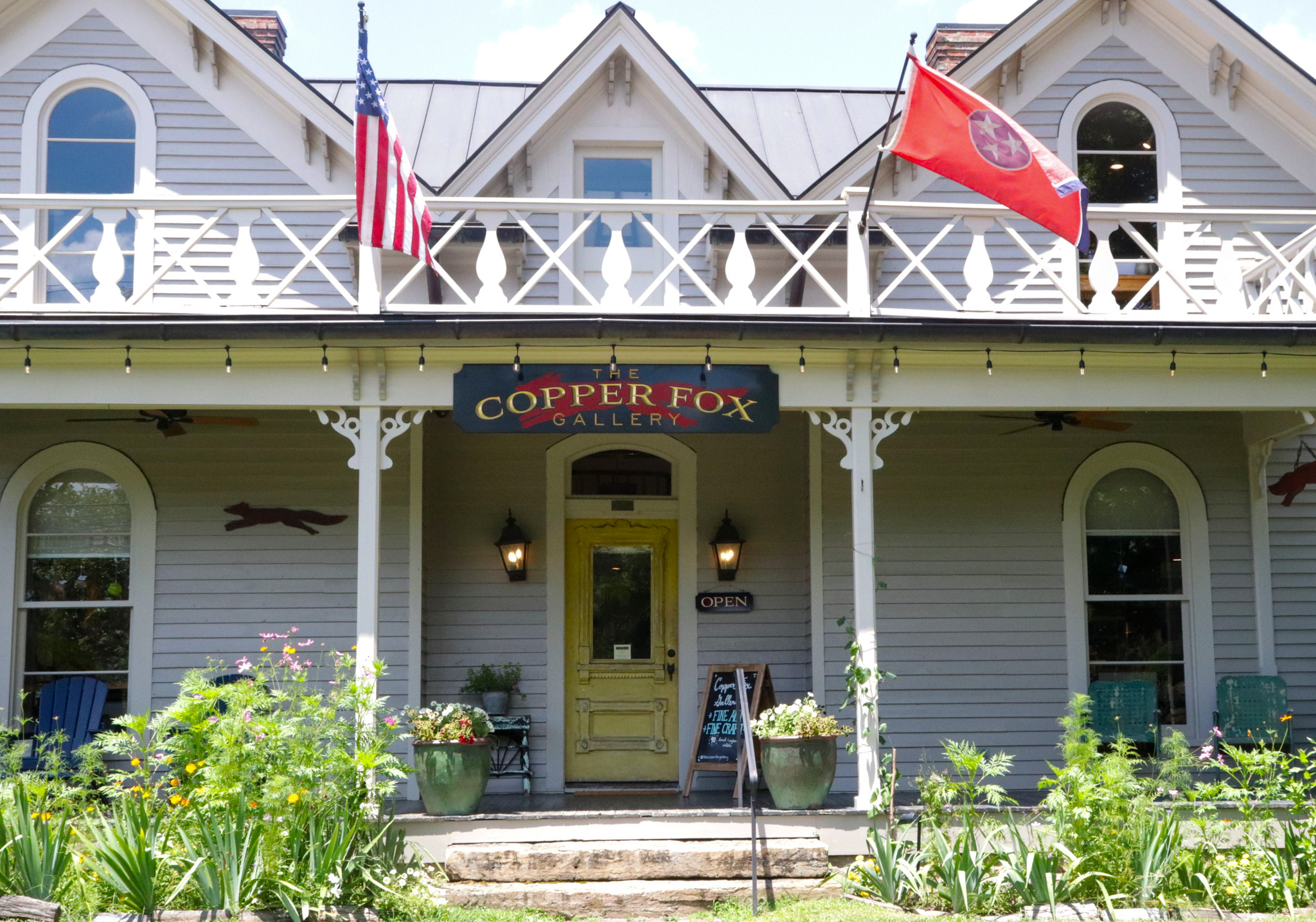 The Copper Fox Art Gallery in Leiper’s Fork, Tenn.