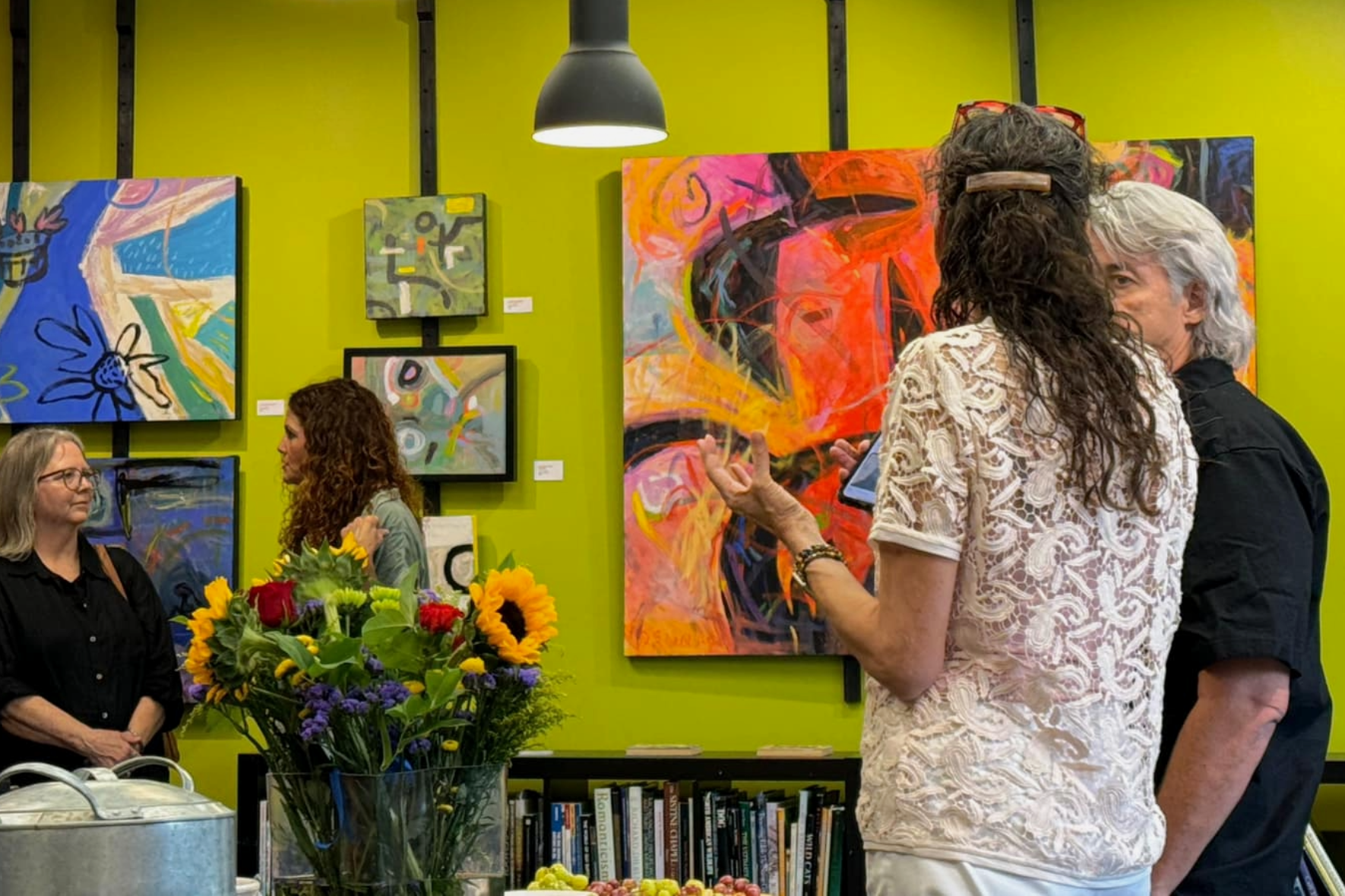 Photo from the grand opening of The Gallery at Firstlight, located in Firstlight Art Academy in Brentwood, Tennessee. 