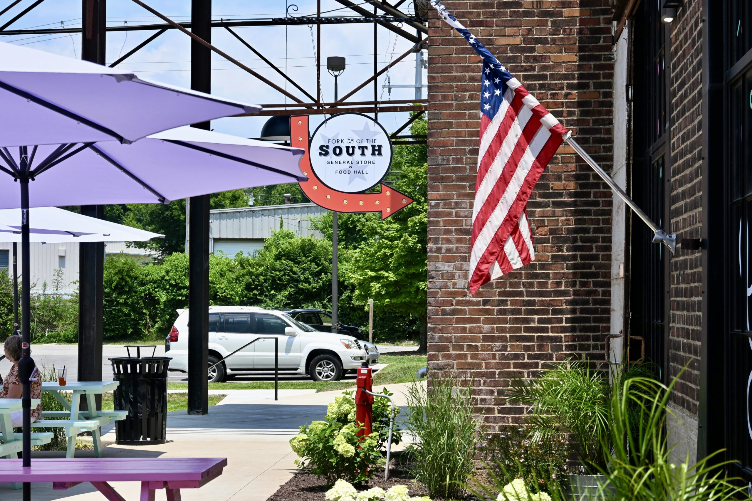 Visit Fork of the South in Franklin, TN., at The Factory at Franklin located near the Smokestack in Building 8.