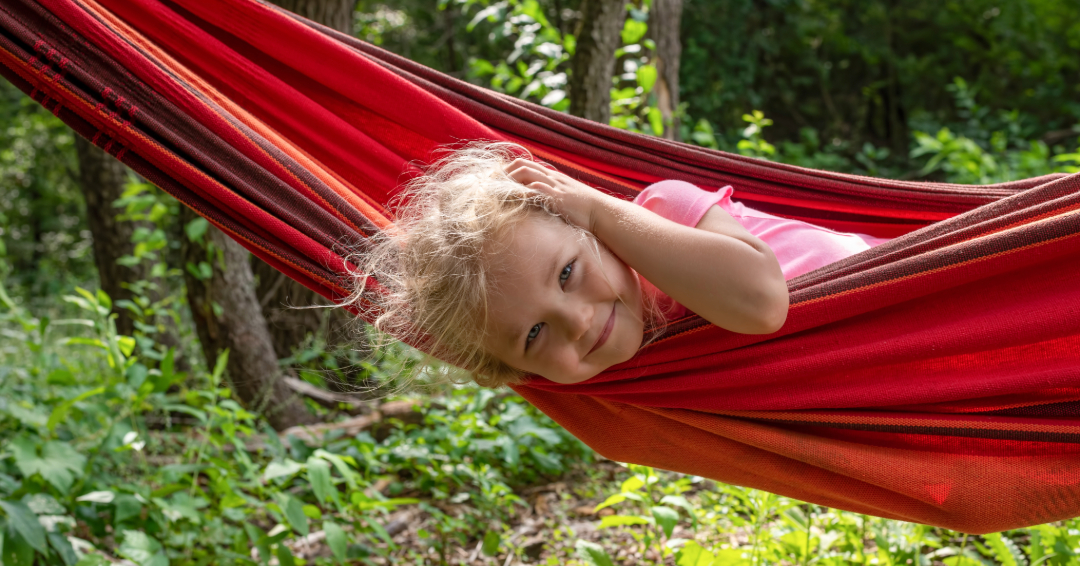 Child in Hammock in Franklin Tenneseee