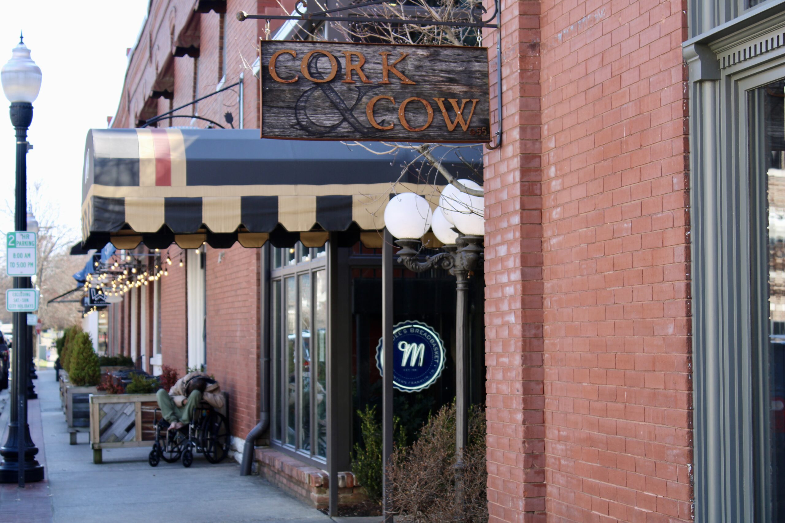 Cork & Cow in Downtown Franklin TN