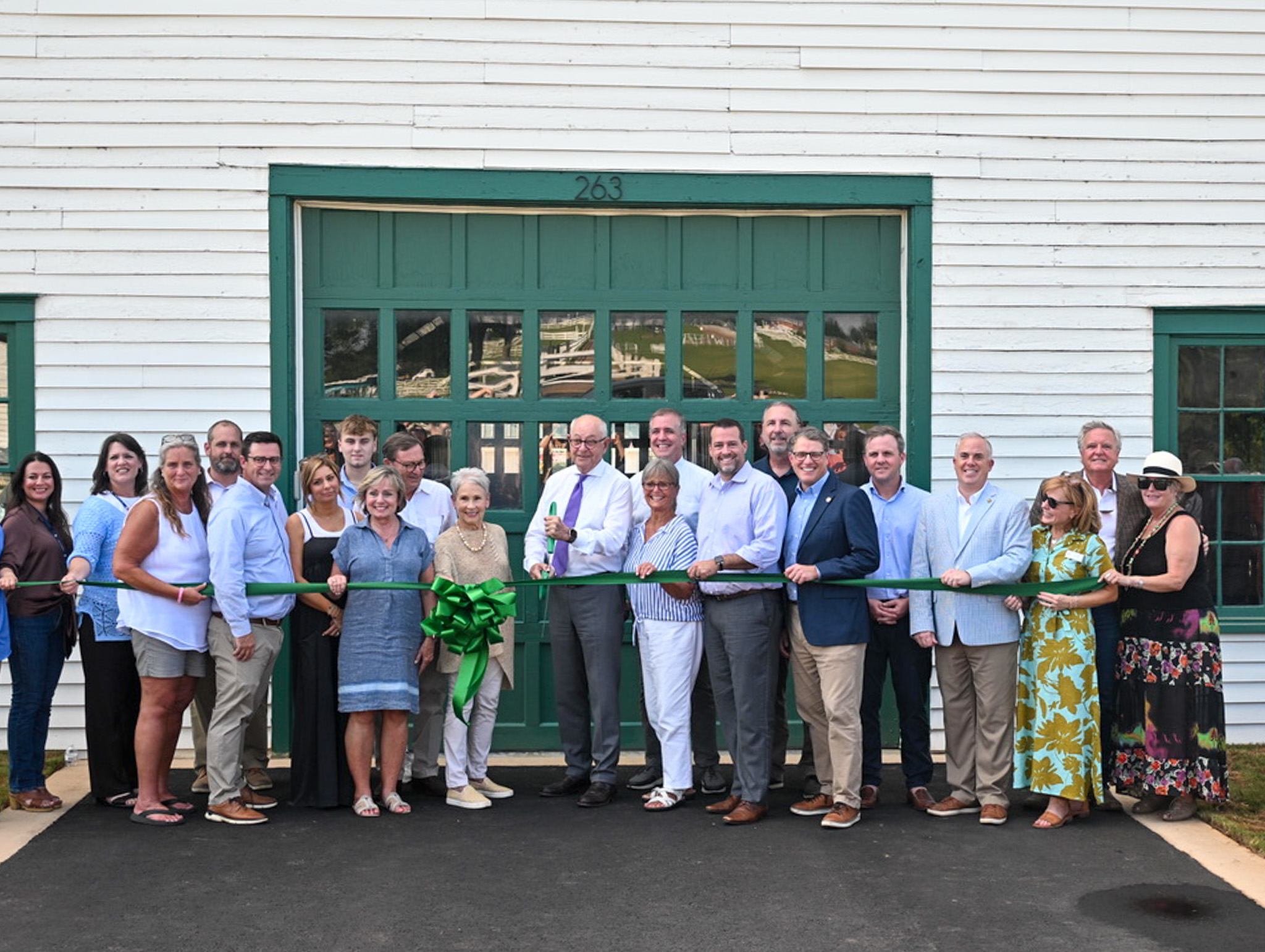 Main Barn at The Park at Harlinsdale Farm Franklin, TN Grand Reopening Ribbon Cutting