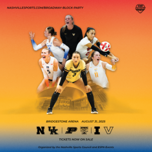 Nashville Sports Council and ESPN Events Host First Women’s Collegiate Volleyball Tournament in Bridgestone Arena_All Team Tickets Now on Sale.