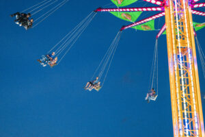 The Nashville Fair-giant swing ride.