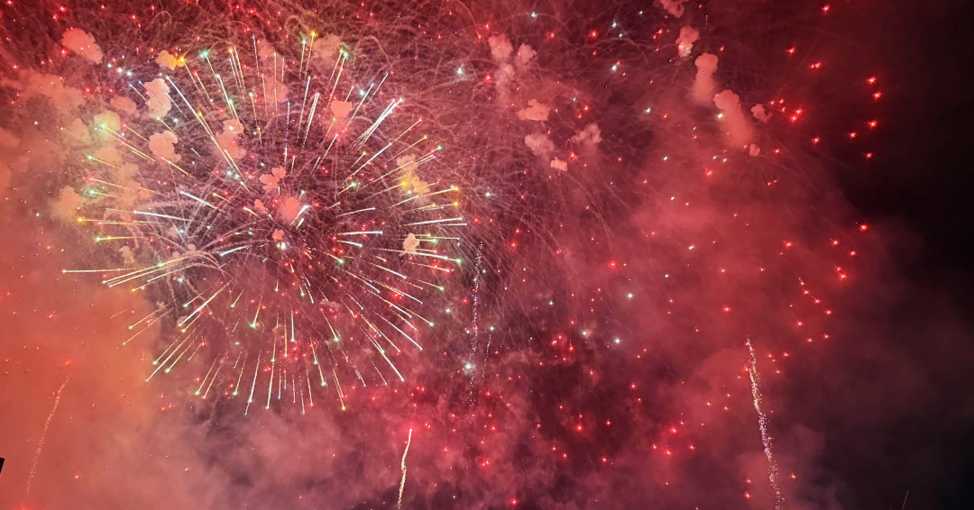 Fireworks at Let Freedom Sing!, Nashville's 4th of July event and festival.