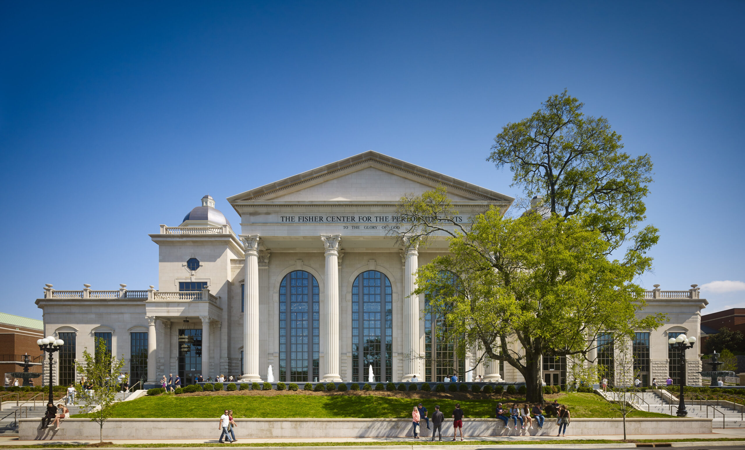 The Fisher Center for the Performing Arts at Belmont University. Photo by Nick Merrick at Earl Swensson Associates