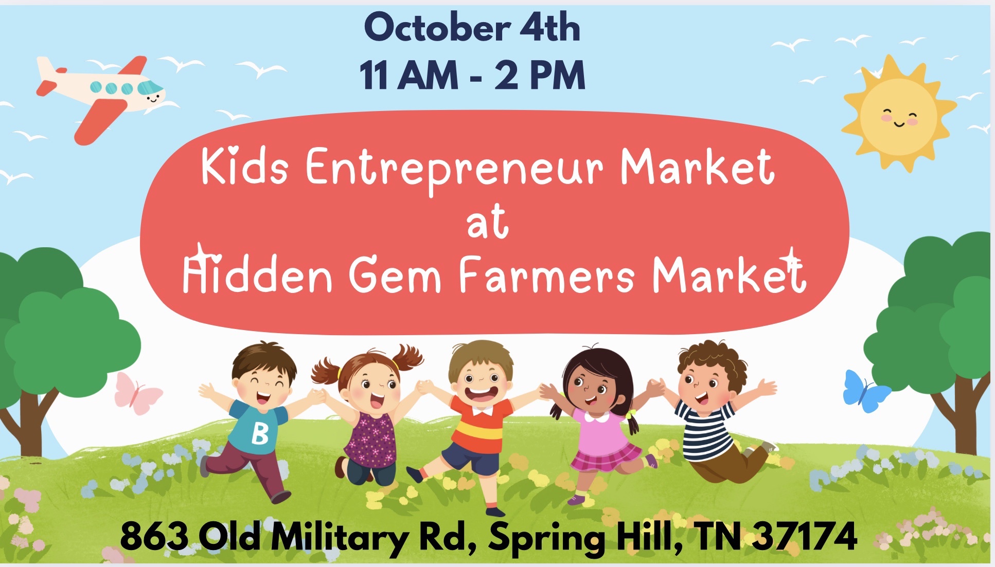 Kids Entrepreneur Market Spring Hill, TN.