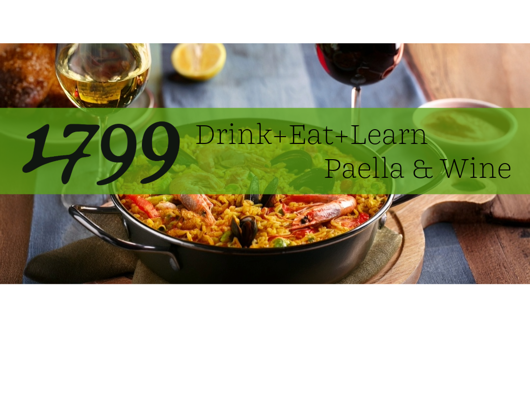 Paella and Wine Tasting Dinner in downtown Franklin at The Harpeth Hotel by 1799 Kitchen & Bar Room.