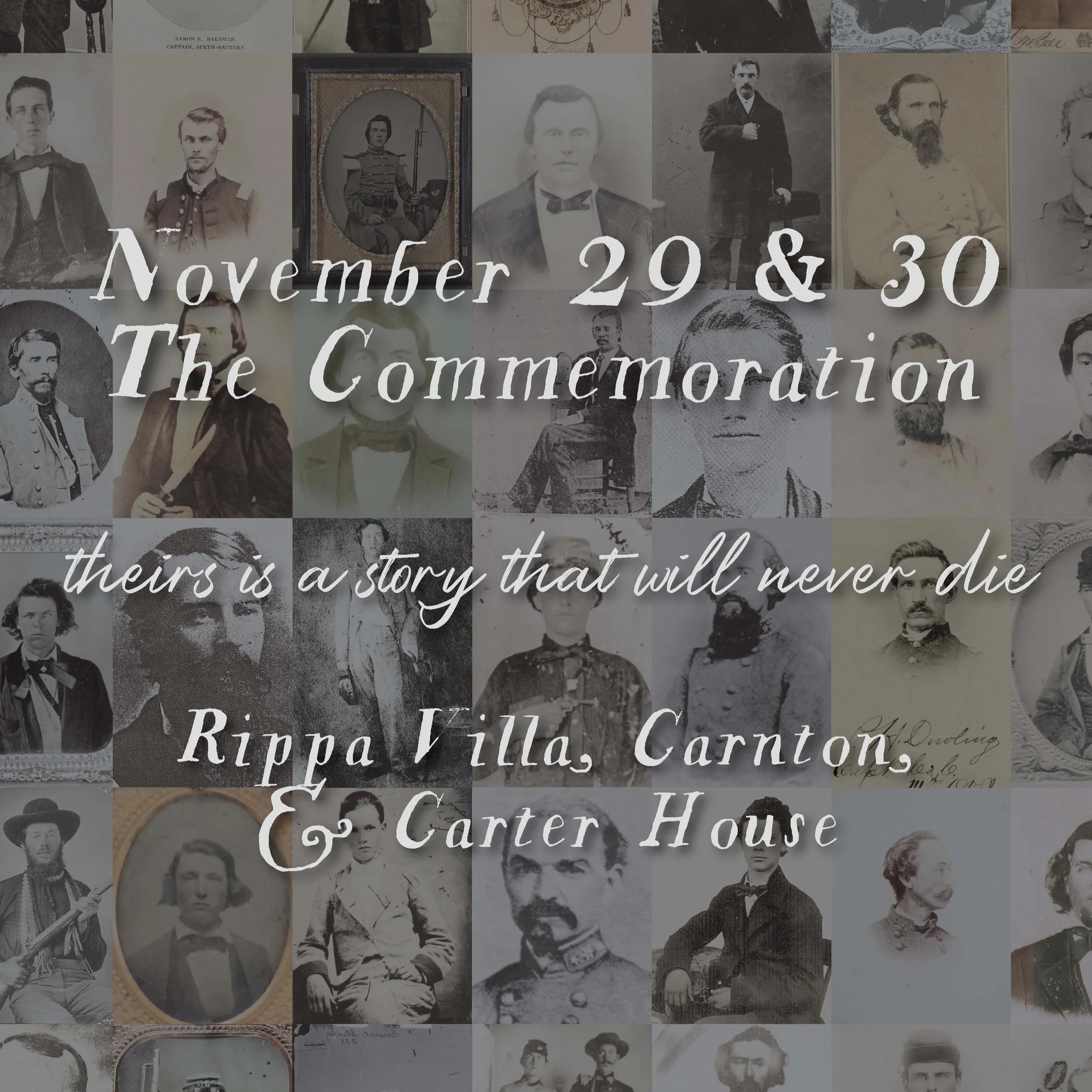Anniversaries of the Battles of Spring Hill & Franklin 2025 Carnton, Carter House and Rippa Villa.