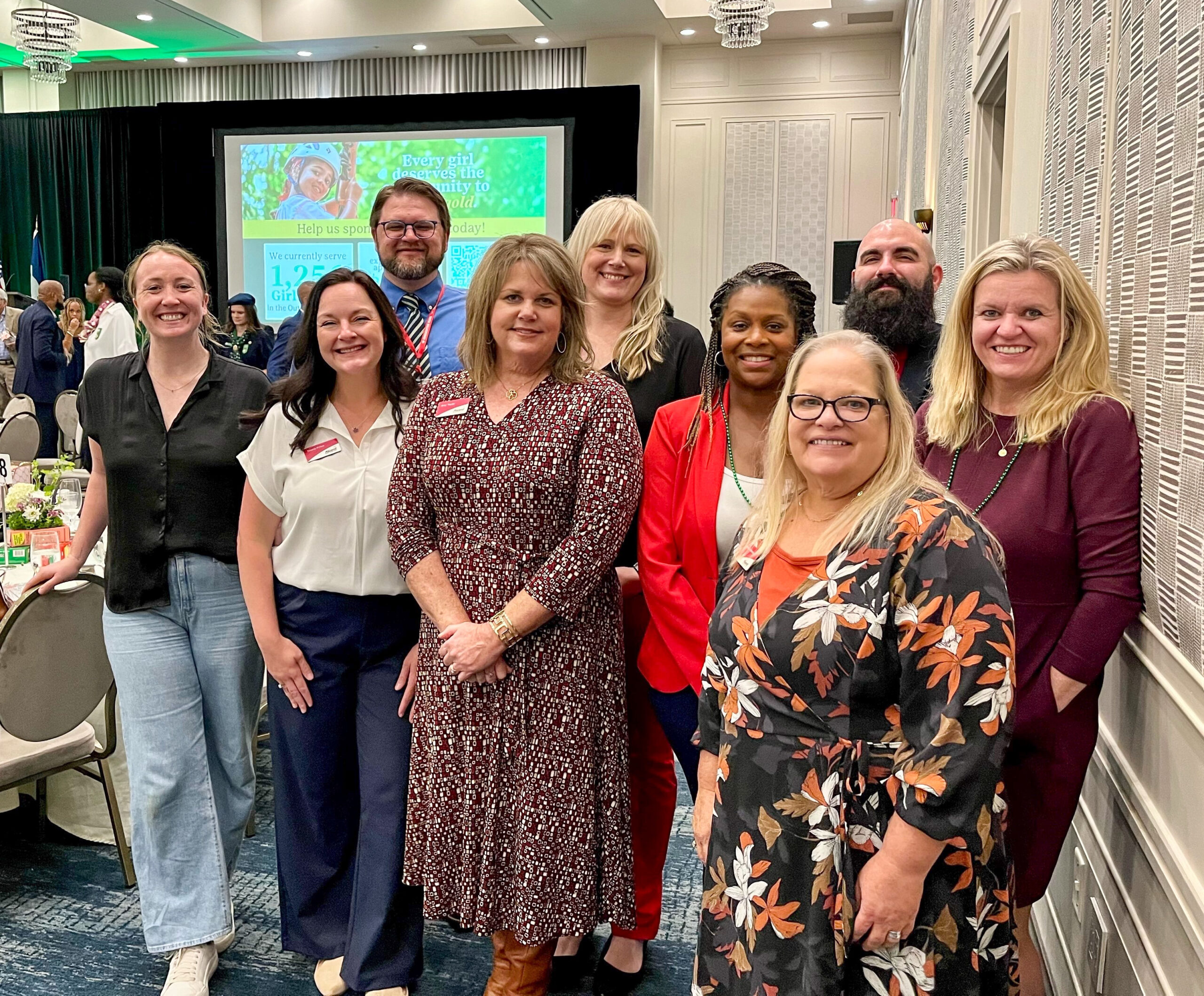 Ascend Federal Credit Union Donates $17,500 to the Girl Scouts of Middle Tennessee. Ascend team members at the annual Girl Scout luncheon on Sept. 26.