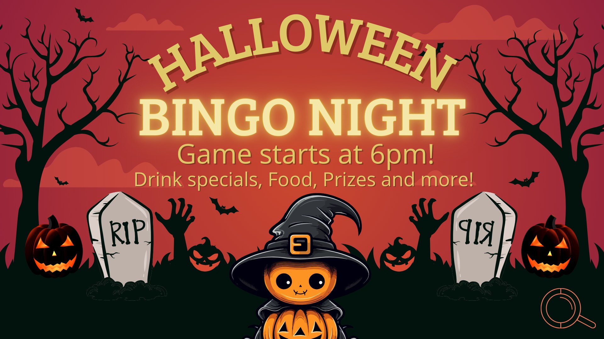 Halloween Bingo Franklin, TN Curio Brewing Co.