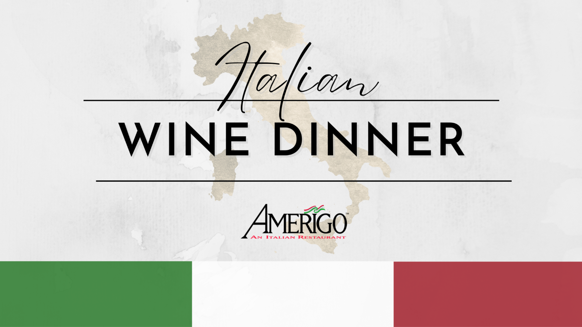 Italian Wine Dinner Event Nashville TN Amerigo Restaurant