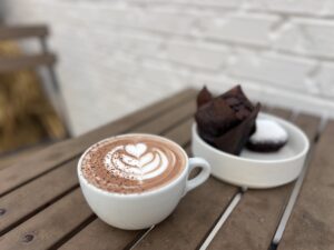 Herban Market Franklin, TN hot chocolate.