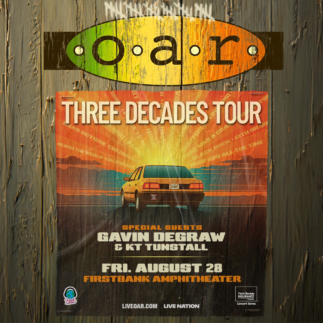 O.A.R.’s Three Decades Tour in Franklin, TN at FirstBank Amphitheater!