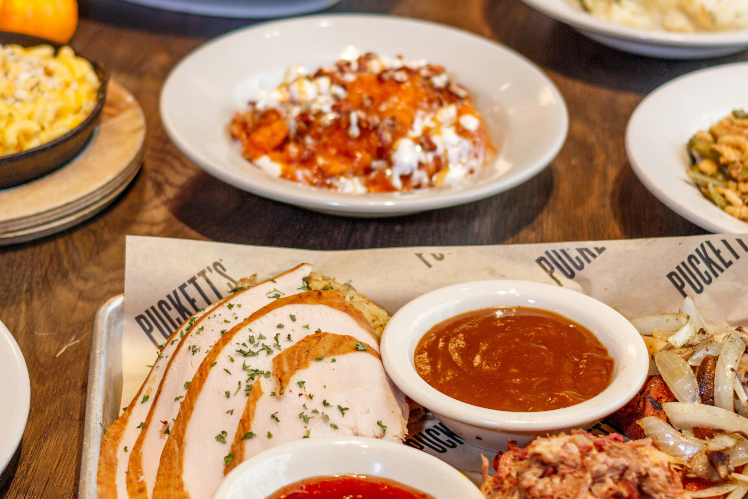 Pucketts Family Style Thanksgiving Dining in Franklin and Nashville TN.