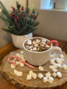 The Perch restaurant in Brentwood, TN serves hot chocolate, crepes of all kinds, breakfast, brunch and lunch.