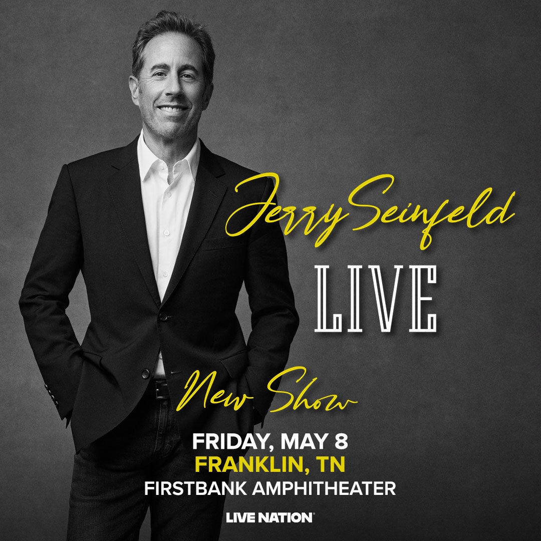 An Evening with Jerry Seinfeld Franklin, TN FirstBank Amphitheater