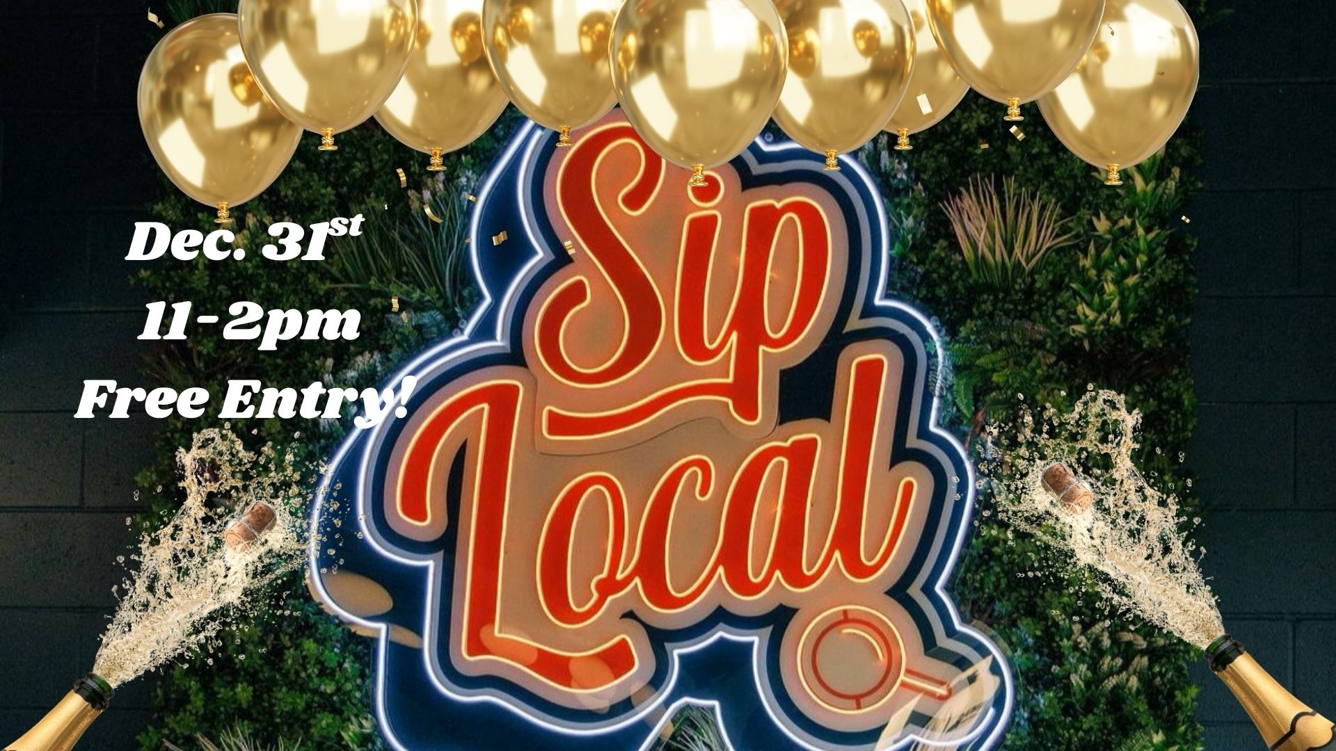 Noon Year's Celebration in Franklin, TN at Curio Brewing Company.