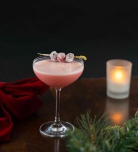 SLEIGH RIDE holiday cocktail at North Italia in Franklin, TN.