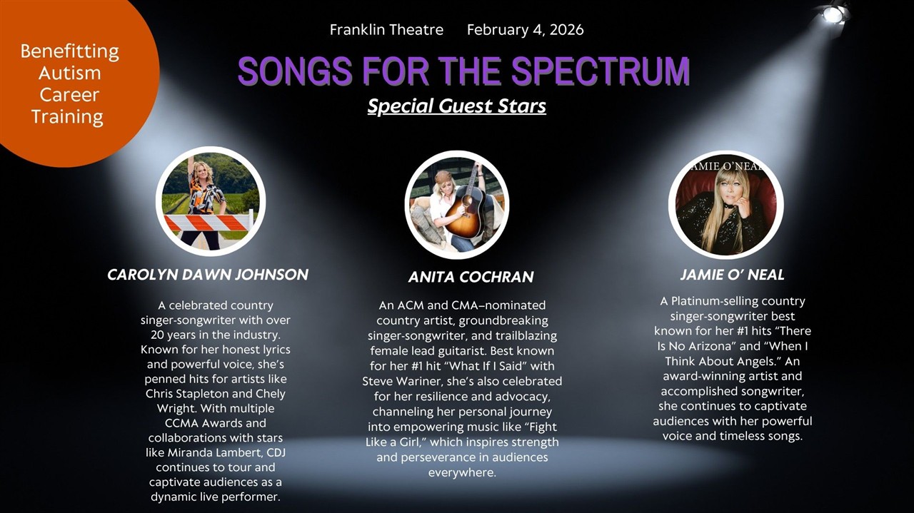 Songs for the Spectrum Event in Franklin TN.