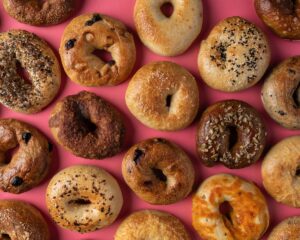 Ugly Bagel in Franklin, TN, Cool Springs offers fresh, hand-rolled bagels, spreads, creative breakfast and brunch sandwiches, house-made coffee, in a nice restaurant atmosphere.